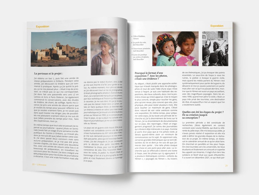 Double pages la revue l'Annexe