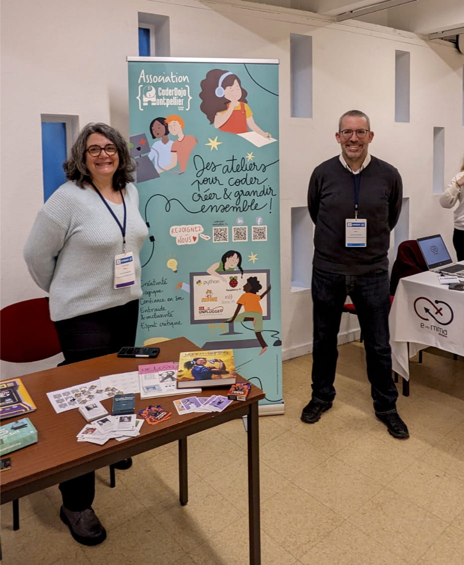 Roll-up lors de l'événement UNESCO