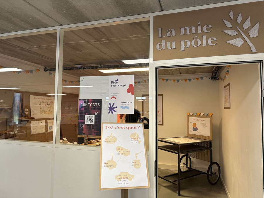 Entrée de la boulangerie